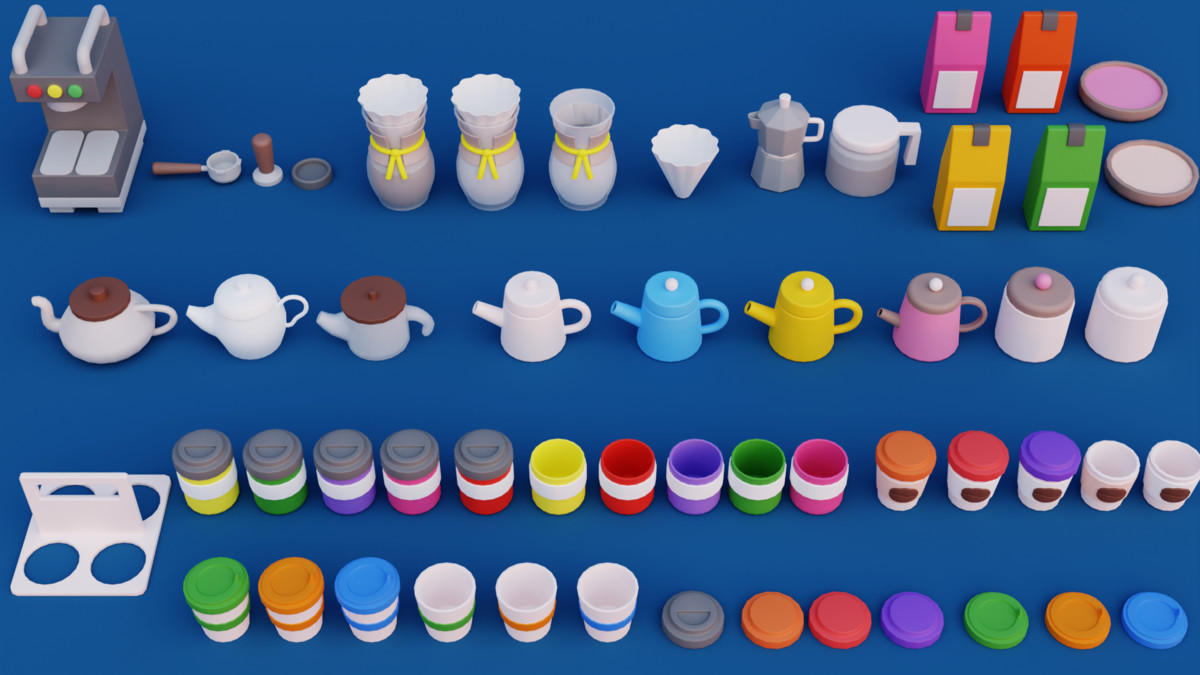 Cartoon Drinks & Beverages Pack
