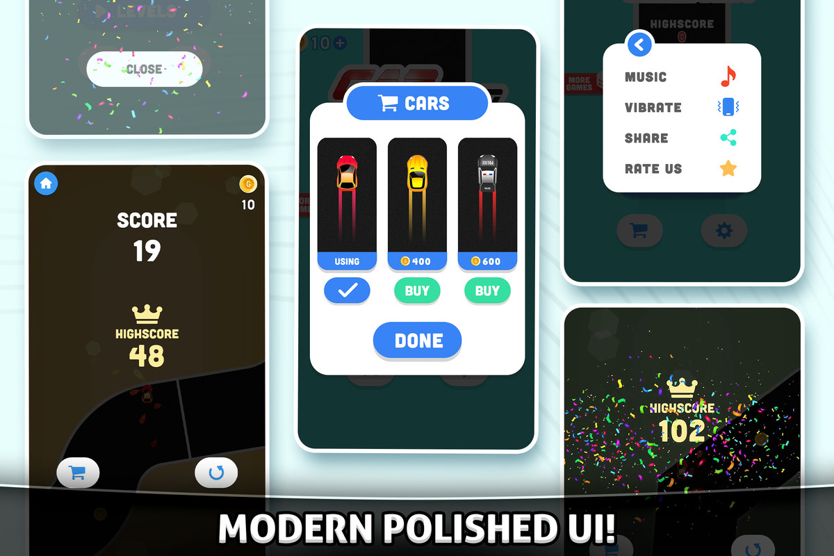 Car Racing Complete Game Template