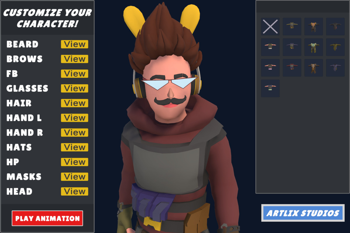 Customizable 3D Characters Ultimate Bundle