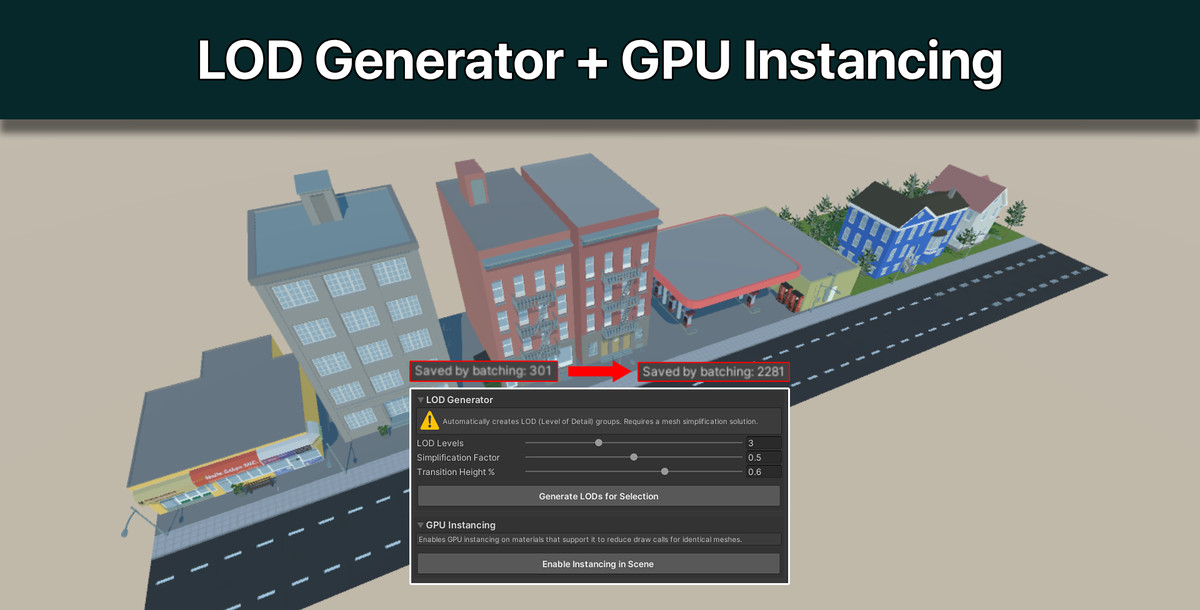 Super Level Optimizer & Mesh Combiner 2.0 – Ultimate Scene Performance Tool