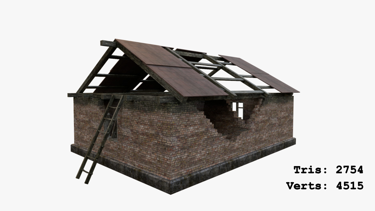 Abandoned Apocalyptic Buildings Mega Pack