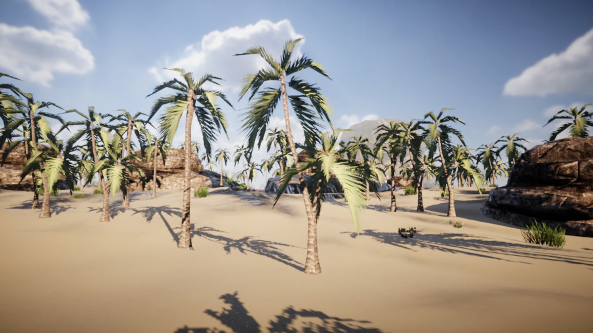 Mobile Palm Tree Bundle (for URP)
