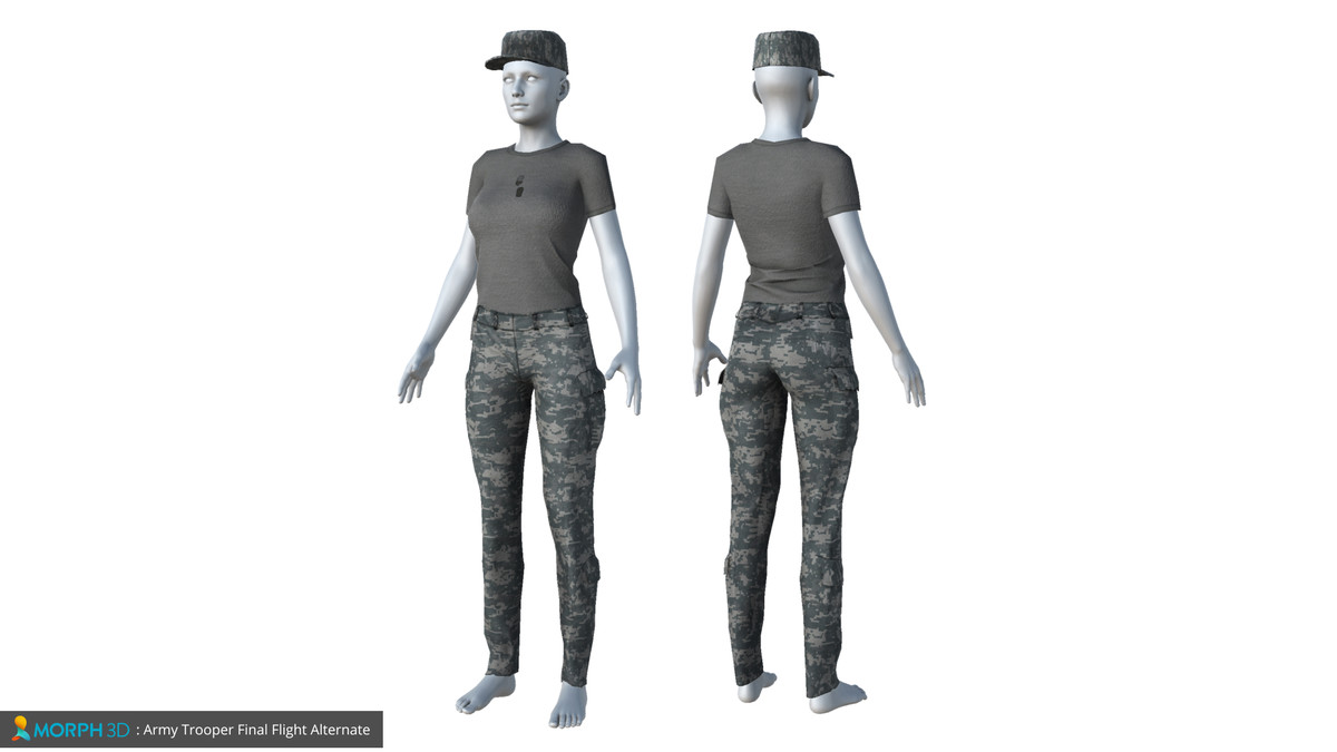 MCS Female: Army Trooper