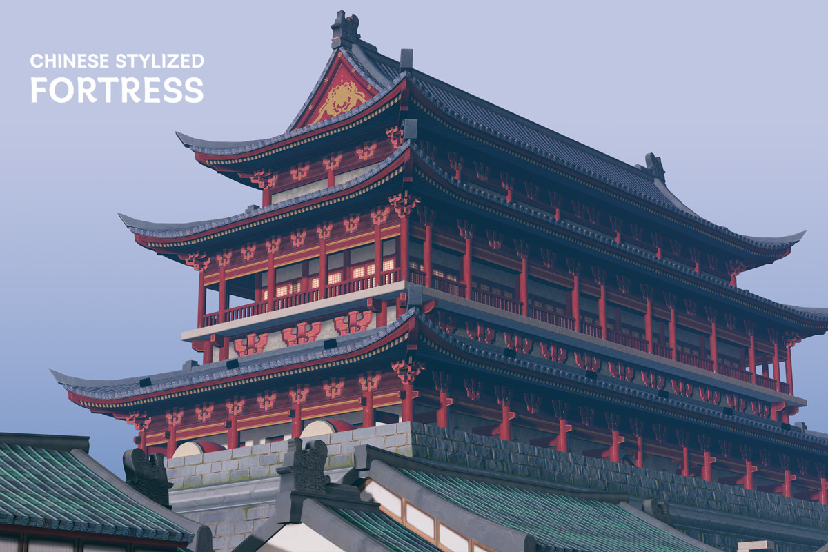 Chinese Stylized Fortress