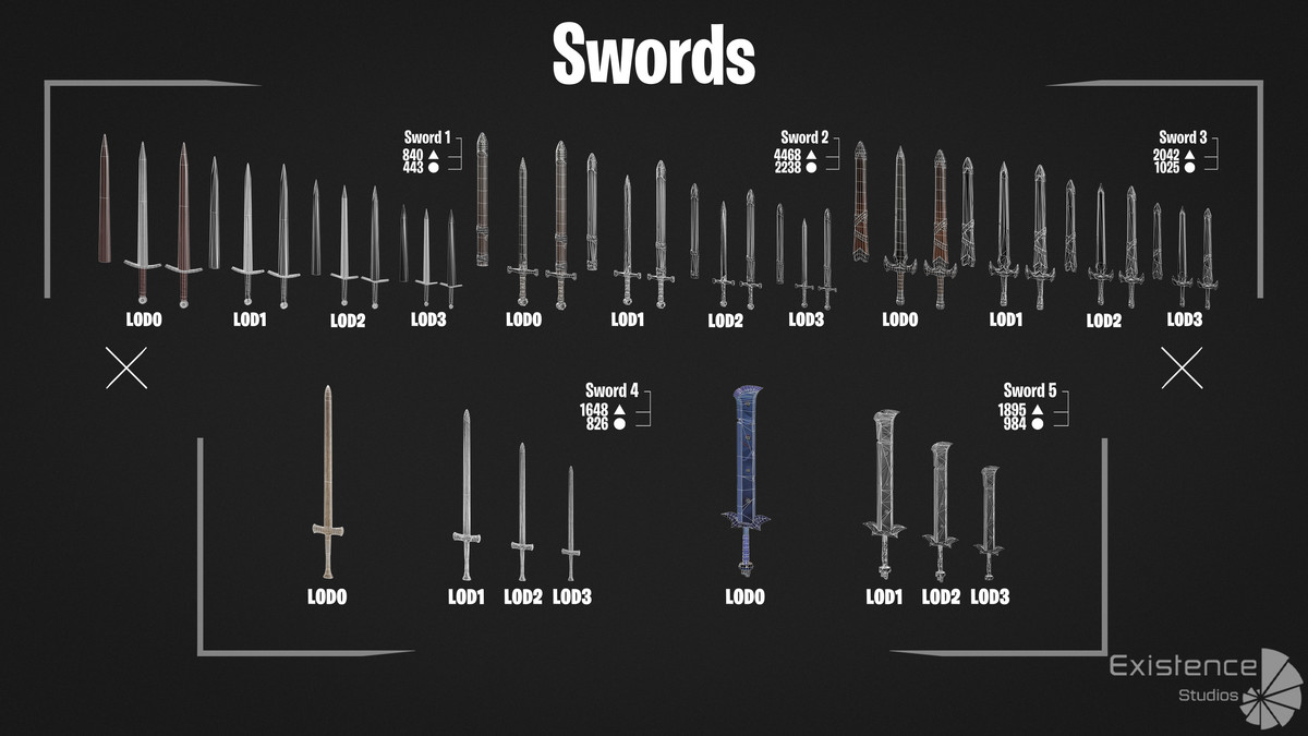 30 in 1 - Weapon Props Bundle - Stylized Fantasy Pack