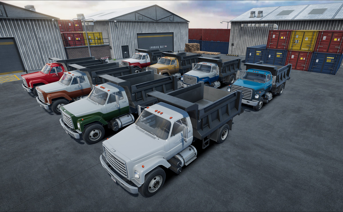 80s generic dump truck