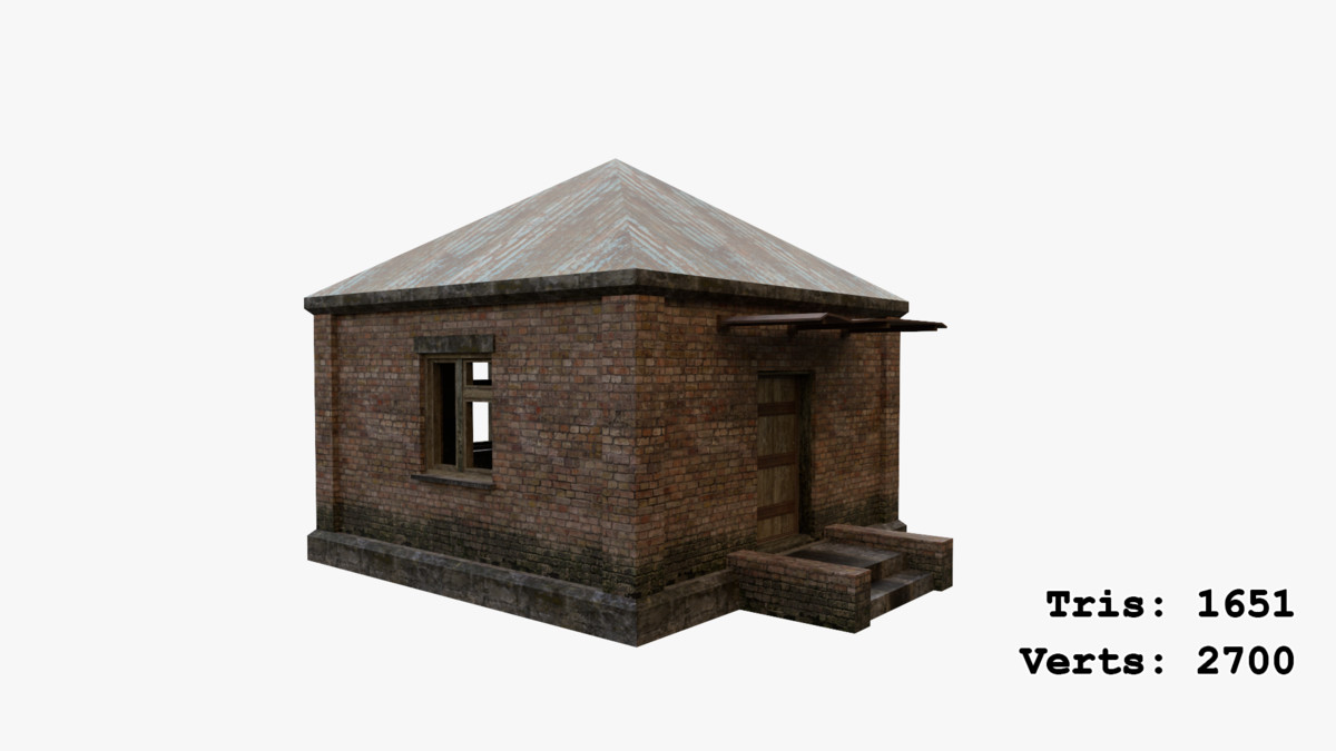 Abandoned Apocalyptic Buildings Mega Pack