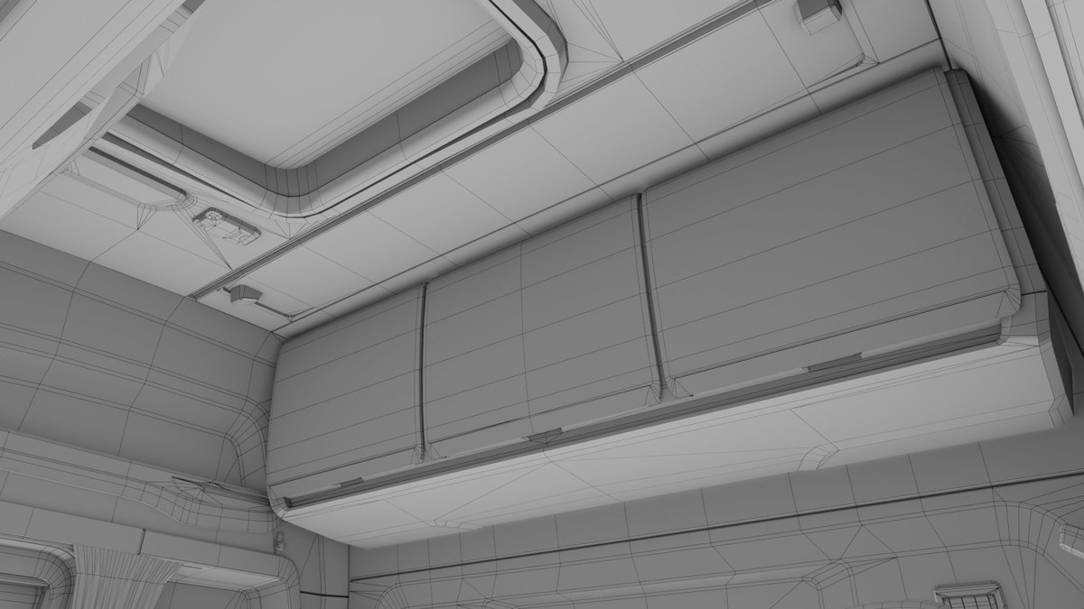 Heavy Truck Chassis 06 Interior URP HDRP Textures