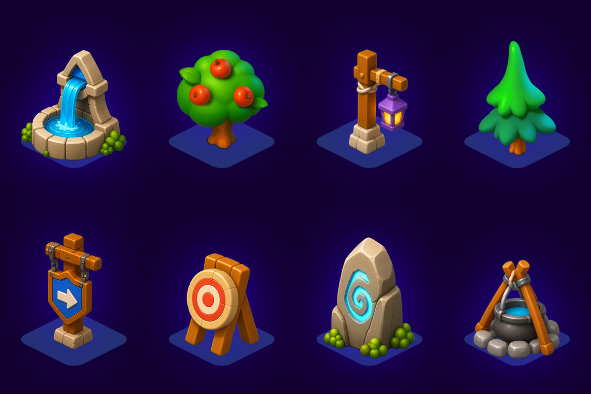 Tilotopia 2D assets