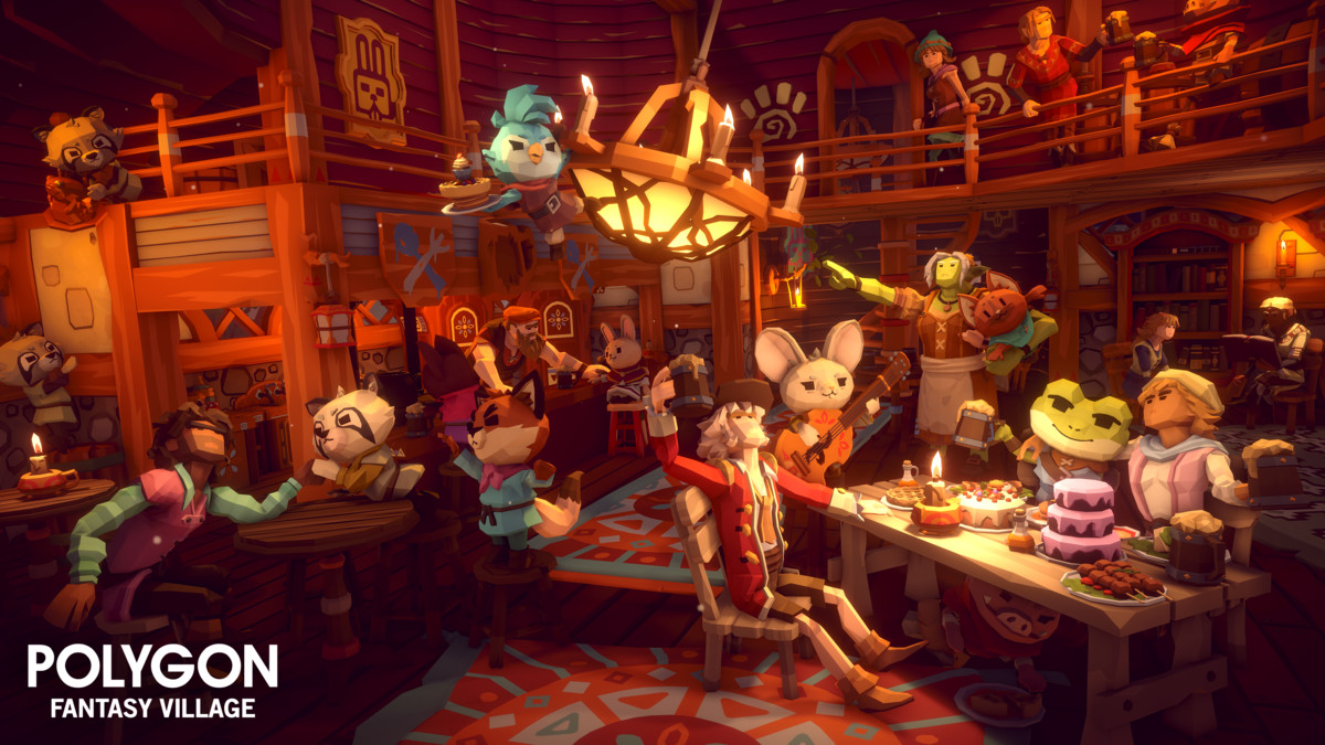 POLYGON - Fantasy Village - Art by Synty, image 19