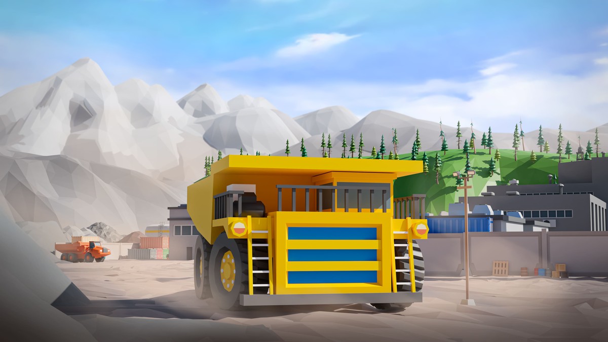 Mining Industry - Low Poly 3D Models Pack