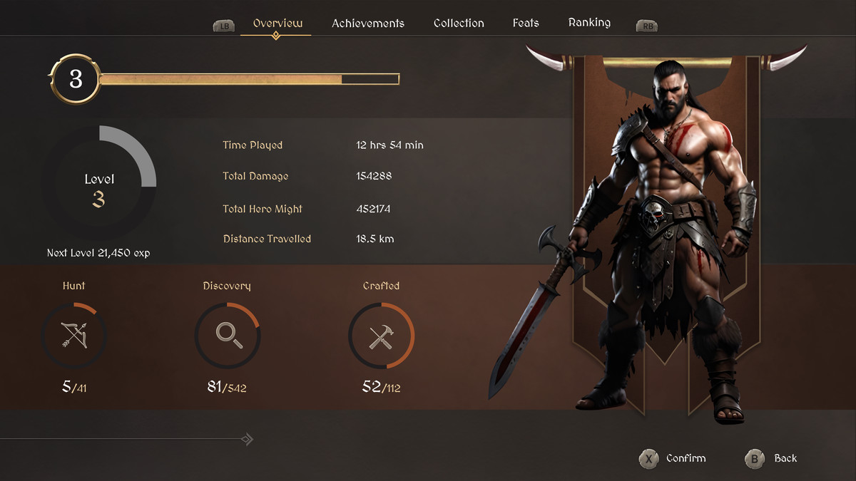 Fantasy RPG GUI