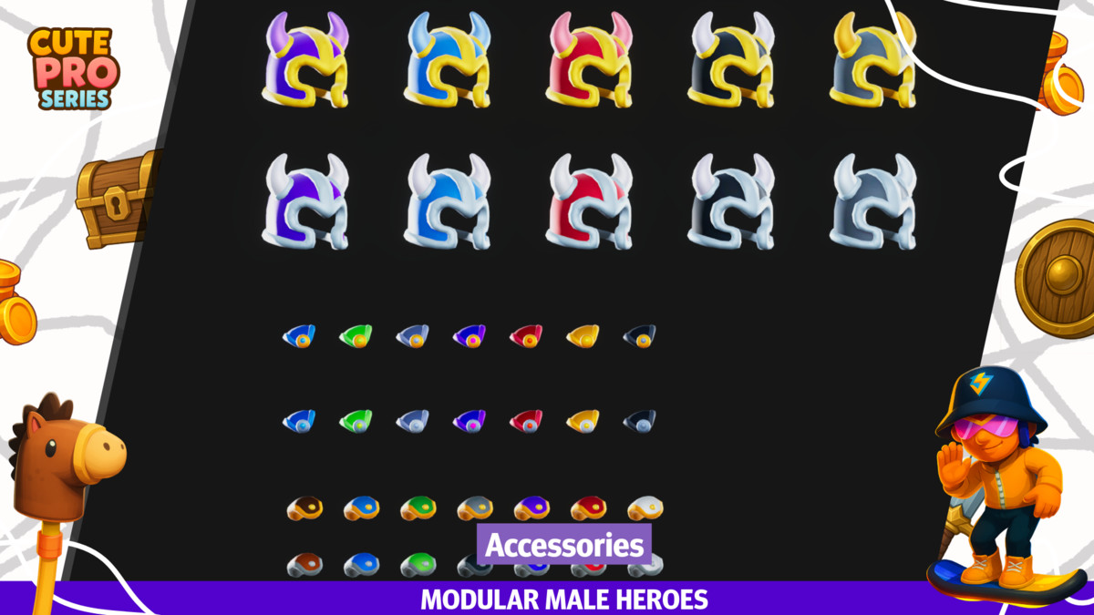 Modular Male Heroes Pack
