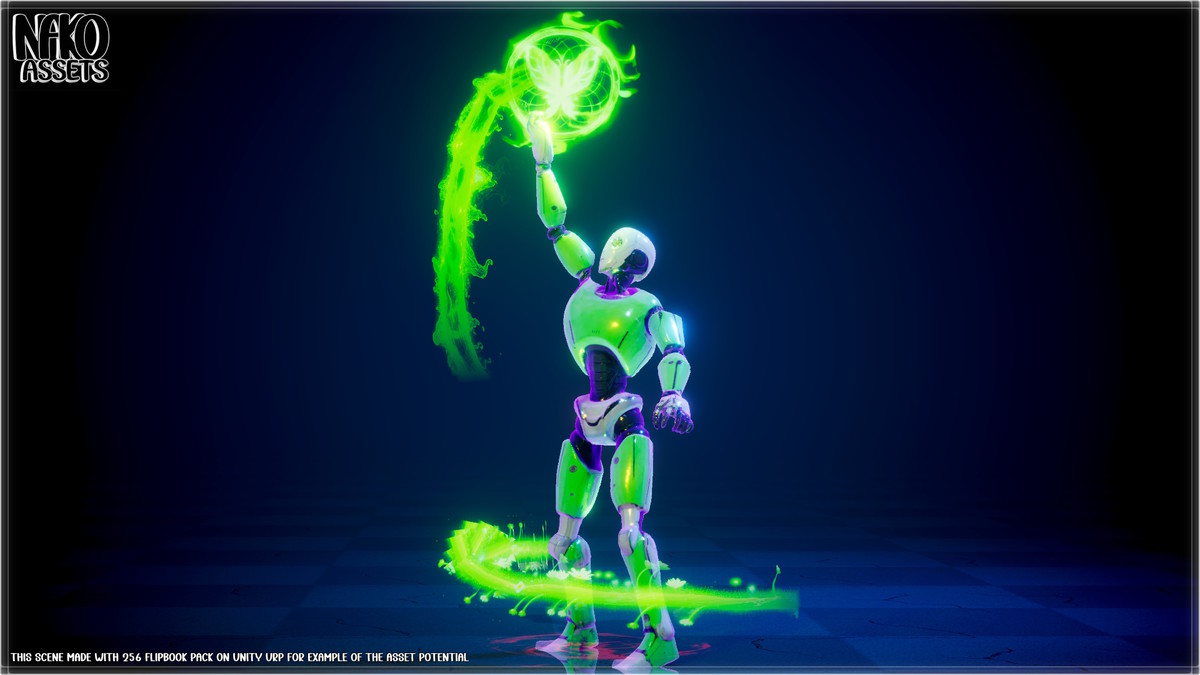 HQ Flipbook VFX (256+ Effects) | Magic, Fire, RPG | URP/HDRP/BIRP