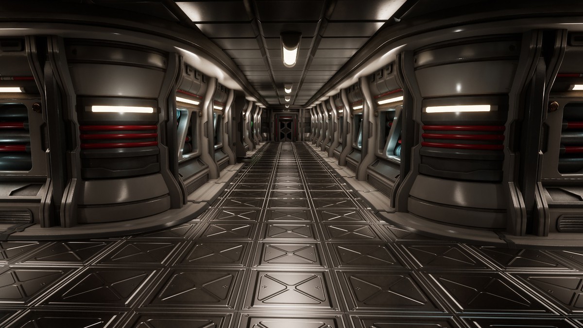 Sci FI Hallway Asset Pack