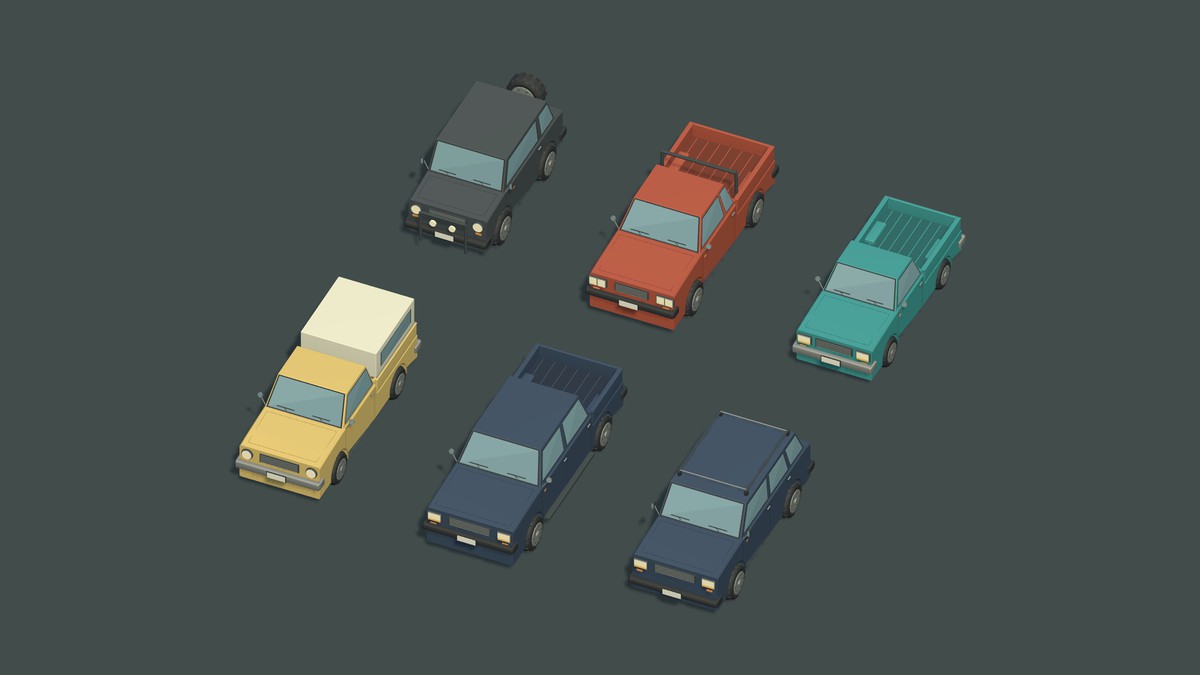 FrostDrive - Low Poly Retro Cars