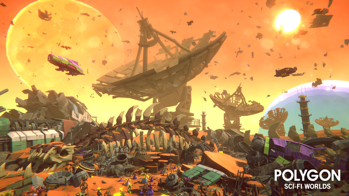 Value Bundle – POLYGON Sci-Fi Worlds, Swamp Marshland & Sci-Fi Outpost Map
