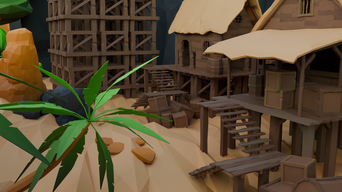 Low Poly Modular Environment pack - PA