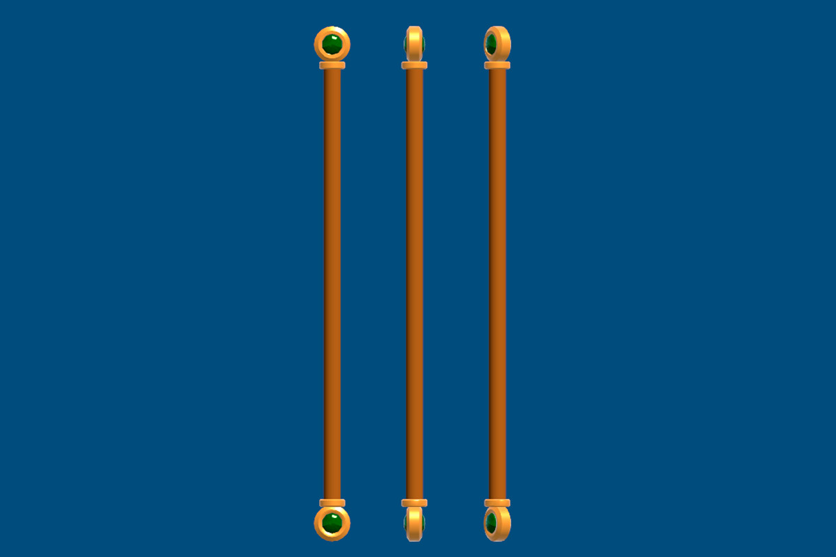 3D stylized low poly weapons