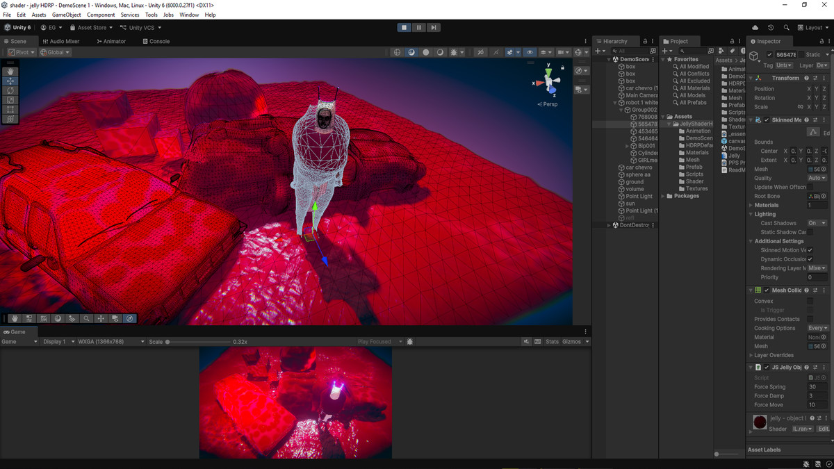 Jelly shader (URP, HDRP)