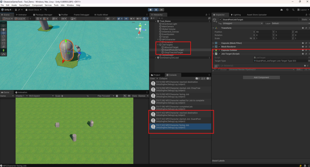 NPC Job Assignment System