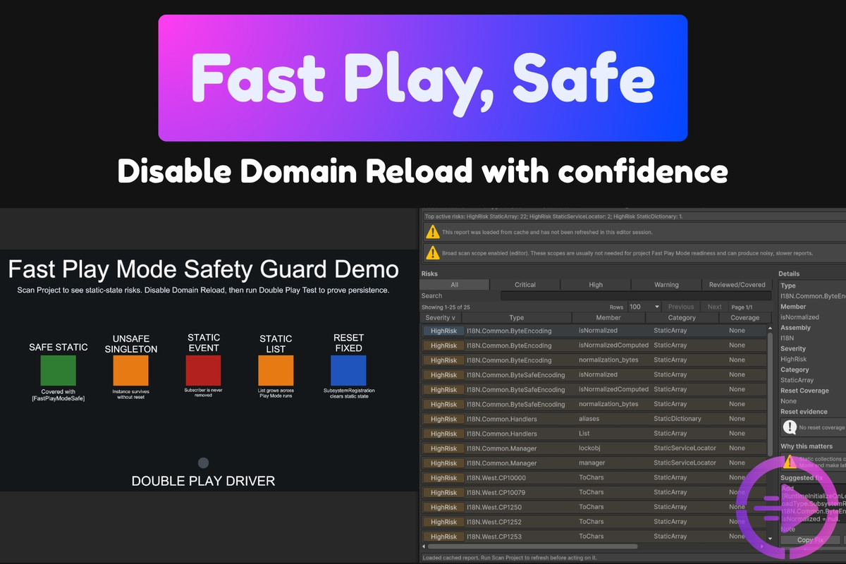 Fast Play Mode Safety Guard