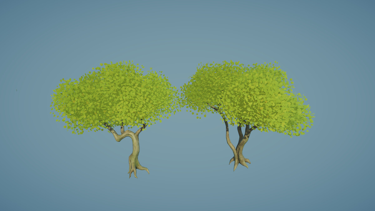 Animated Stylized Trees