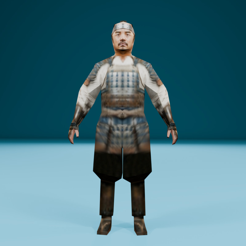 Low Poly Samurai Starter Pack