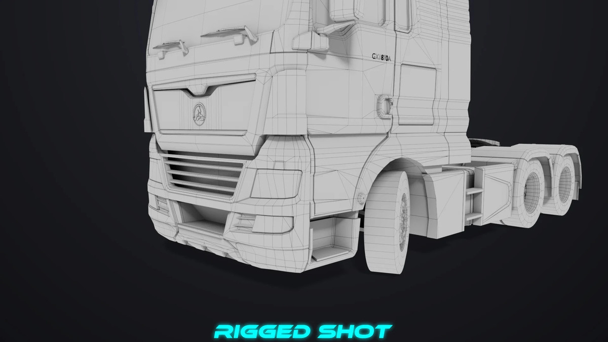 Heavy Truck 6 Chassis Collection URP HDRP Textures