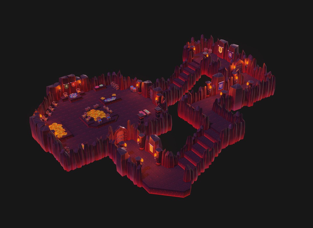 Complete Fantasy Dungeon Creator – Modular 3D Assets + Props + Ambience + SFX