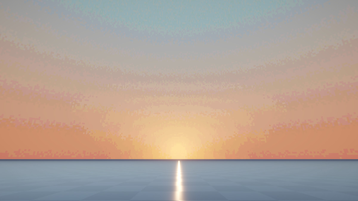 Procedural Pixel Skybox