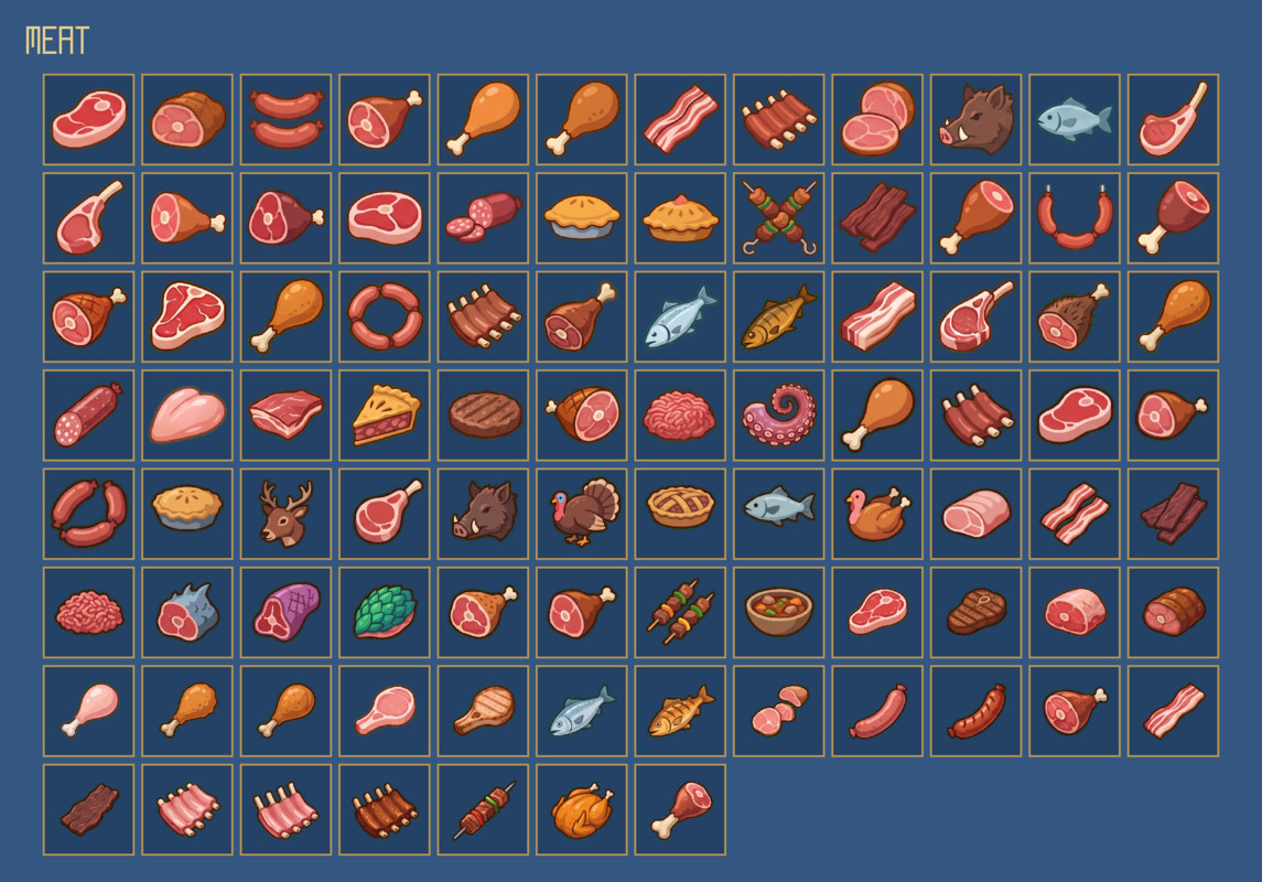 1283 Consumables Icons – Mega RPG Consumables Pack