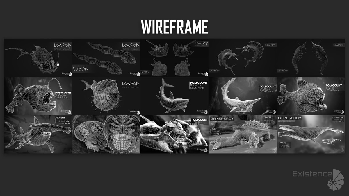 15 In 1 Bundle - Underwater Creature Fish