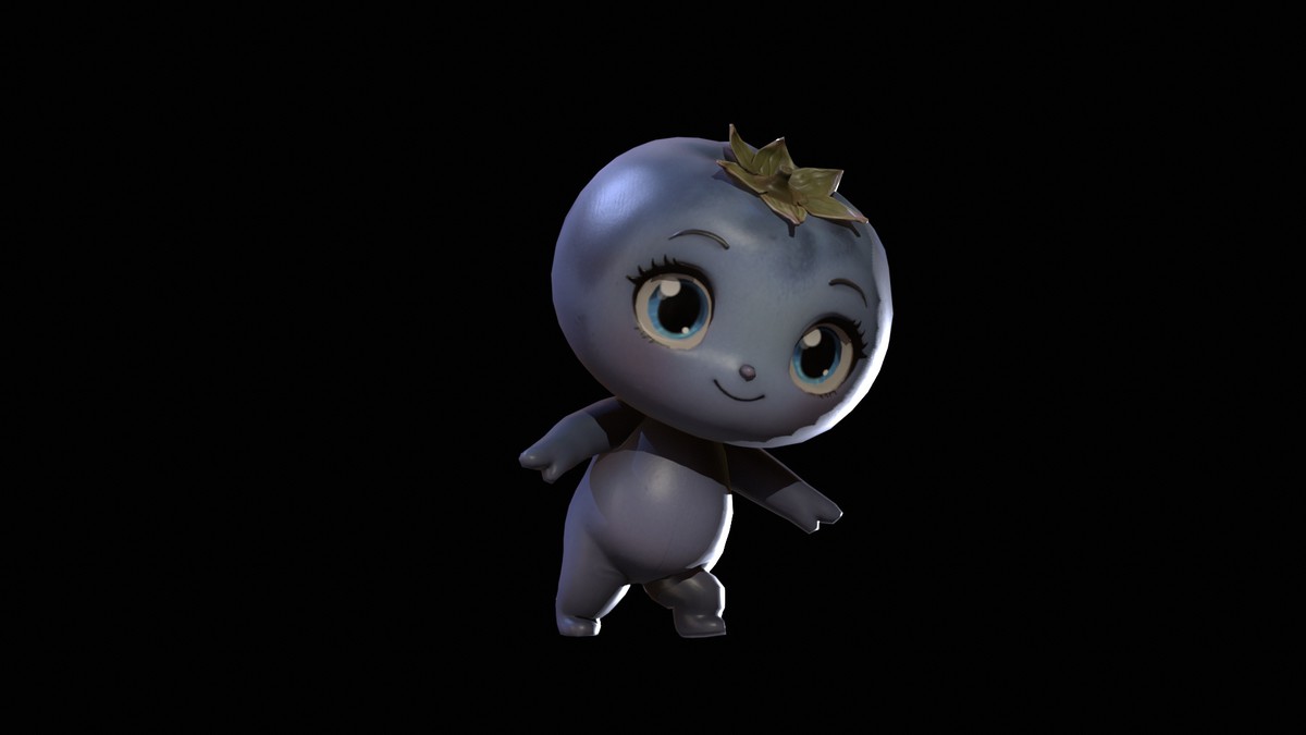 Chibi Fruit Blueberry