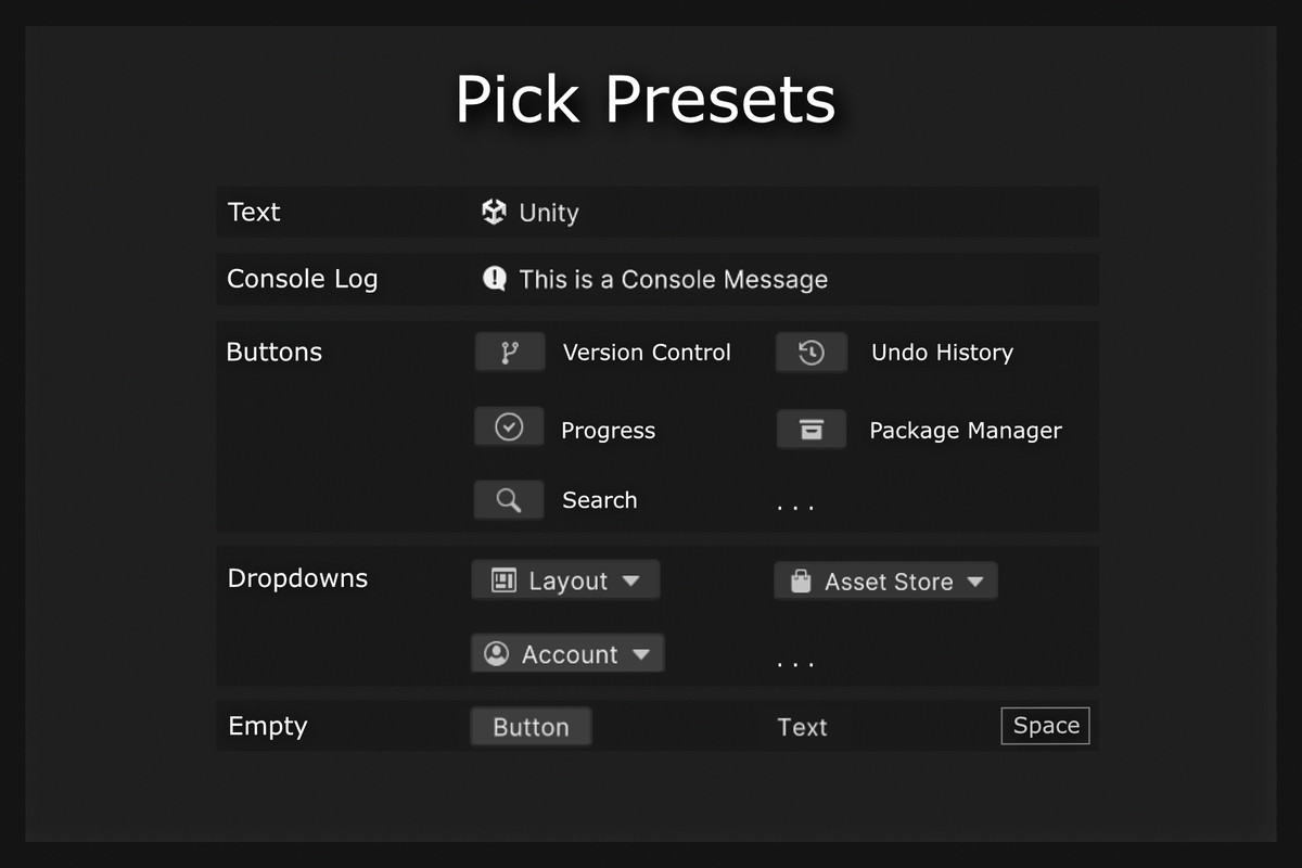 Clean Editor Layout for Unity