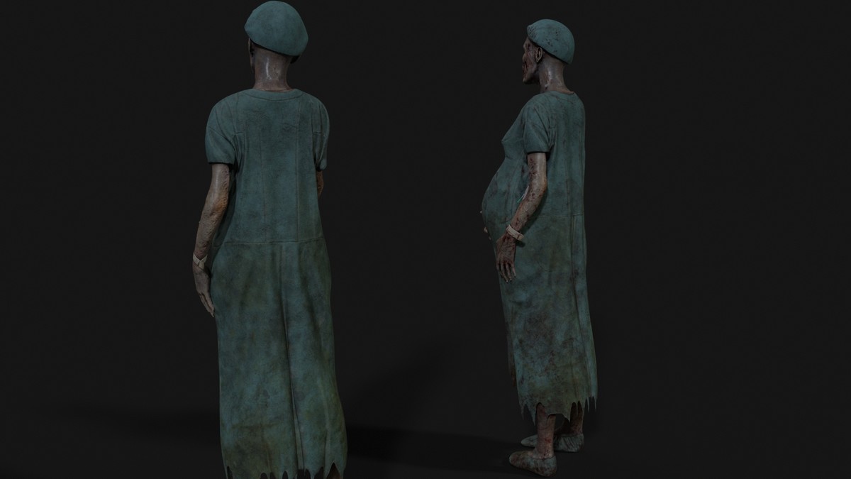 Pregnant Walker — Zombie Hospital Collection