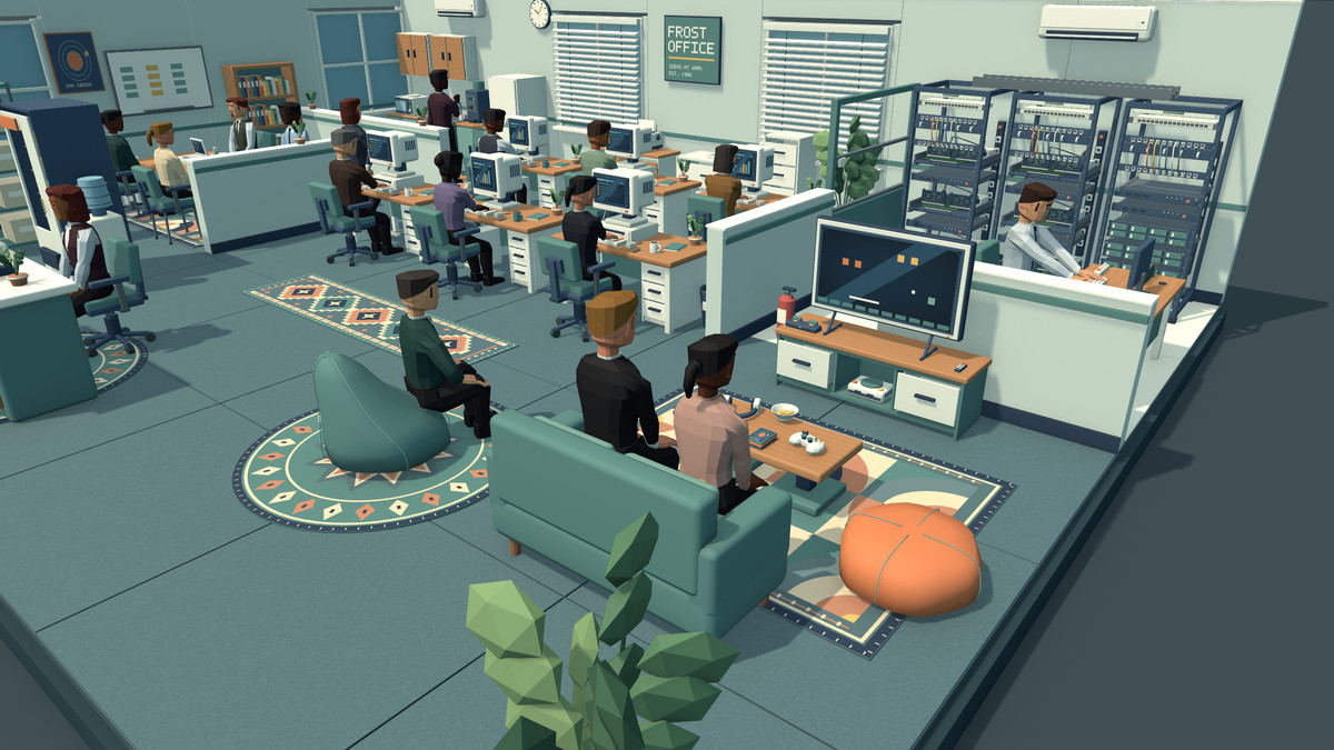 FrostOffice - Low Poly Office & Characters