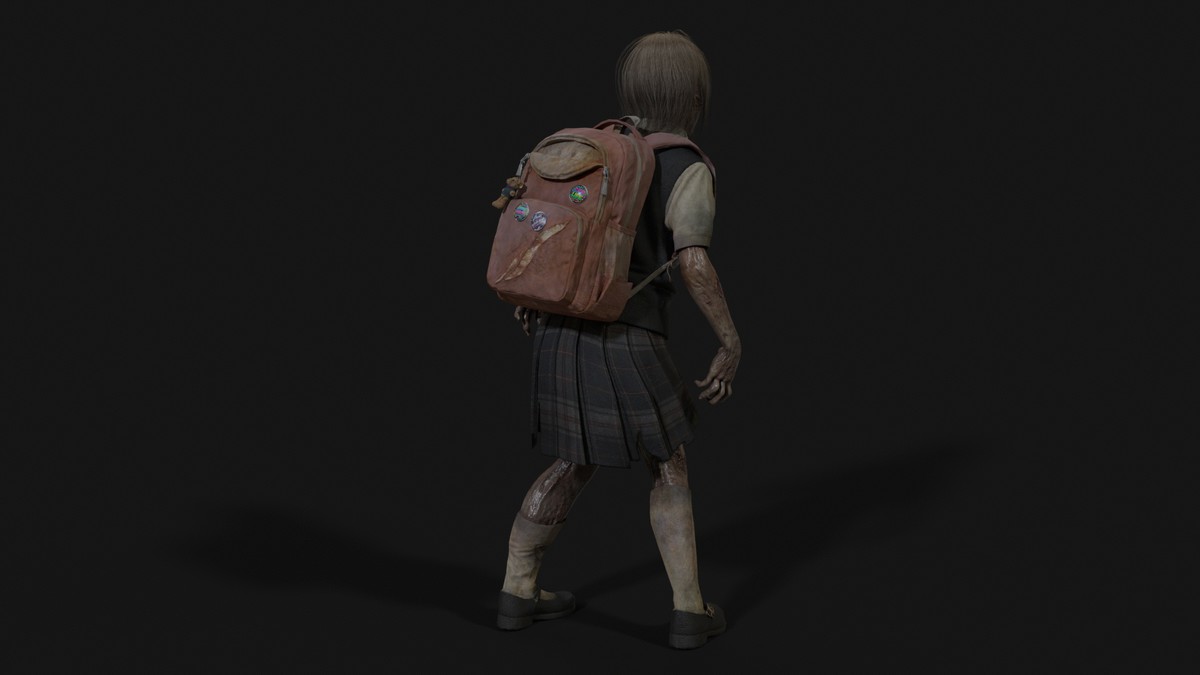 Gradeschooler Girl — American School Zombie Collection