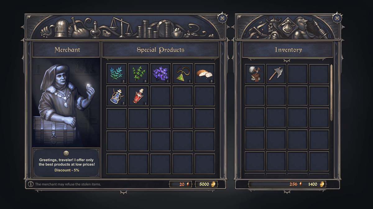 Legendary Warrior UI