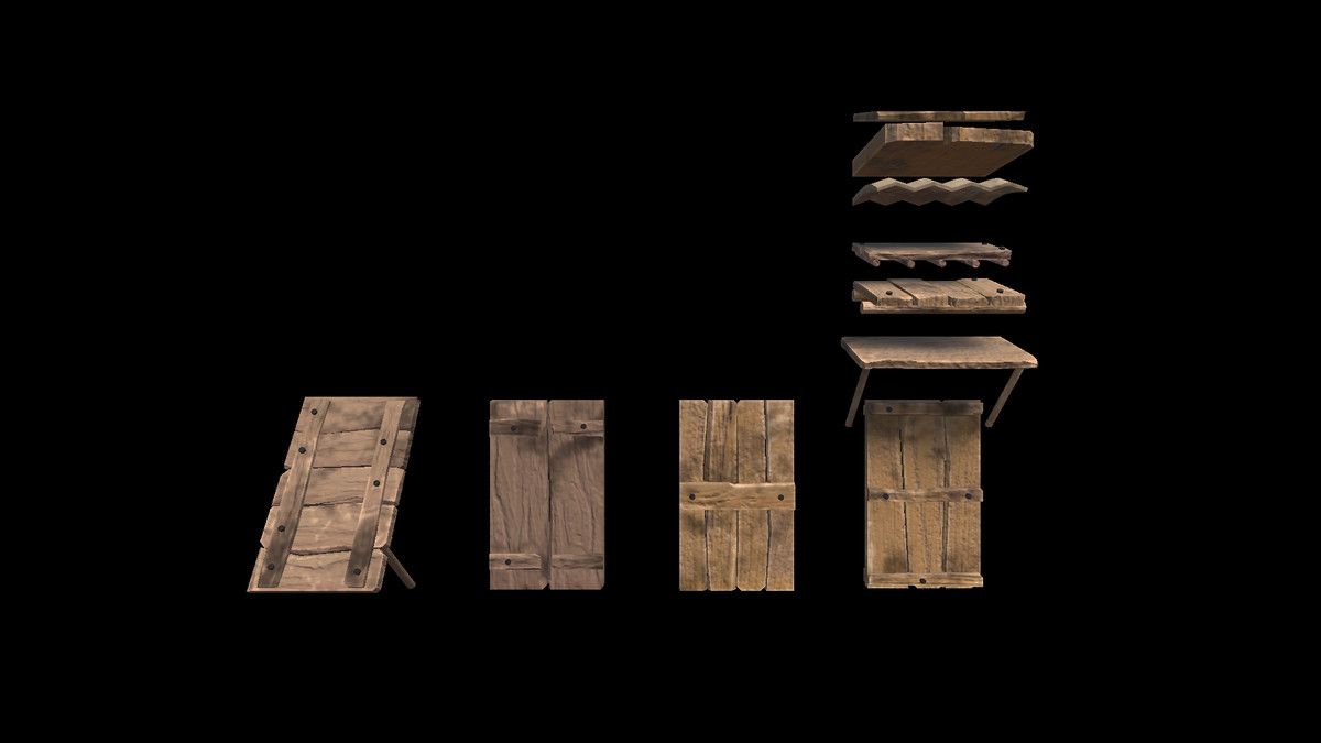 desert houses & props