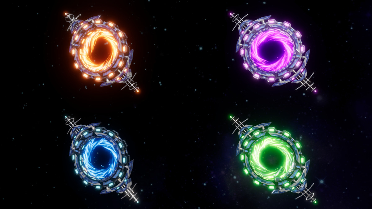 Sci-Fi Space Portal Gates Pack