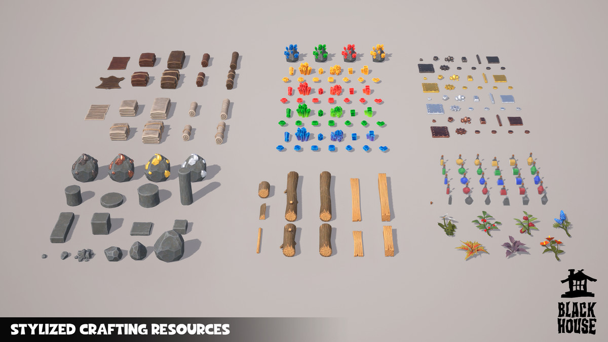 Stylized Crafting Resources