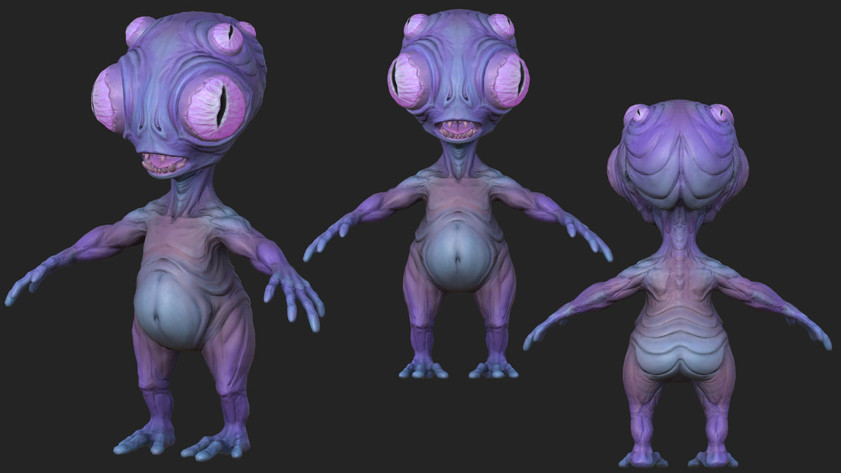 Alien big eyed
