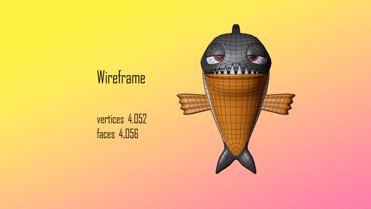 Cartoon sea ​​animals