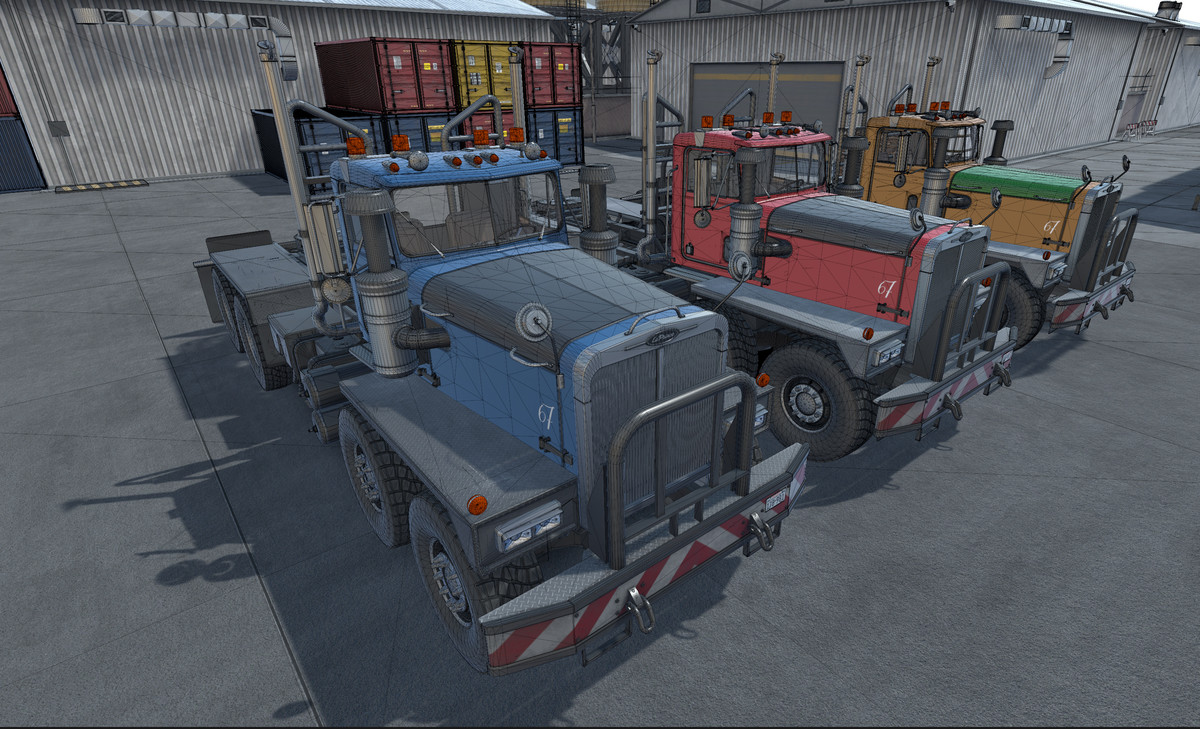 Twinsteer heavy truck