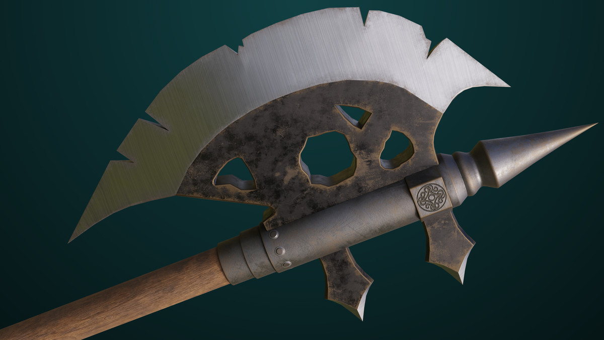 Battle Axe 16 URP HDRP Textures