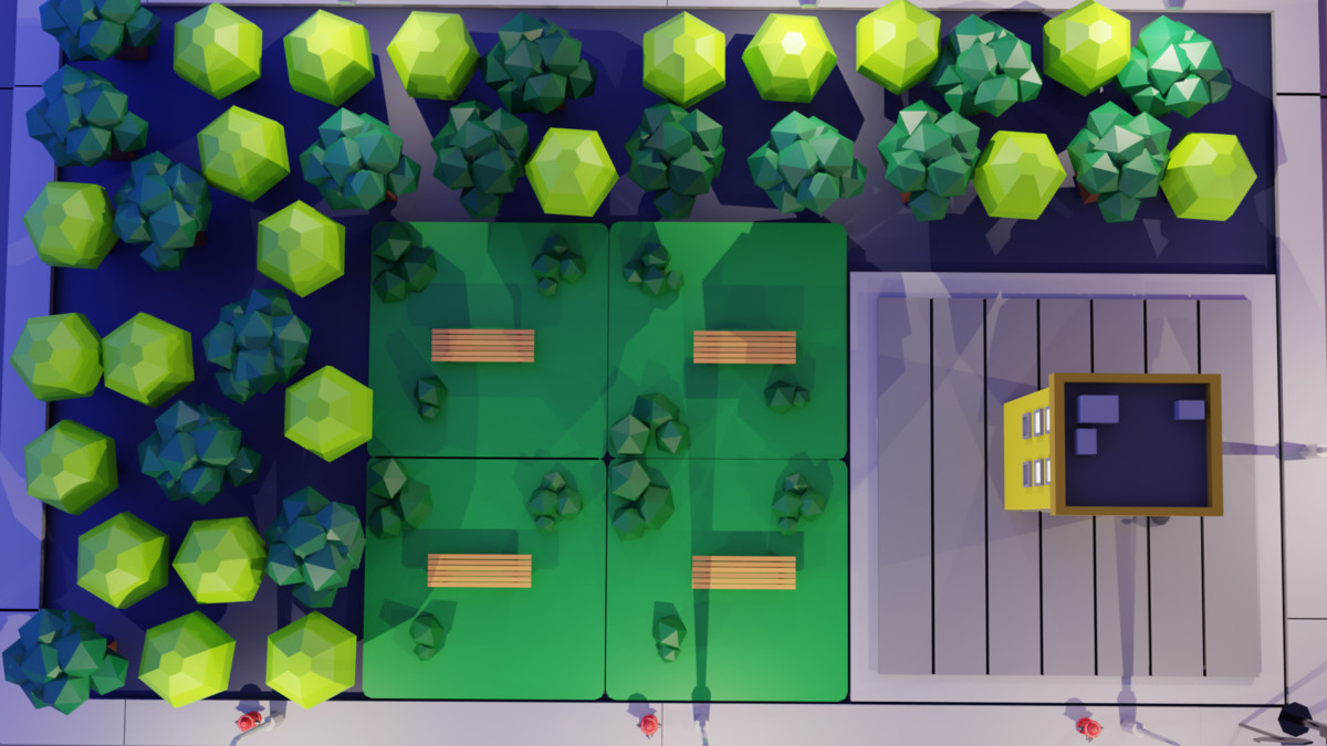 Low Poly Stylized City Pack – 52 Modular Buildings & Props
