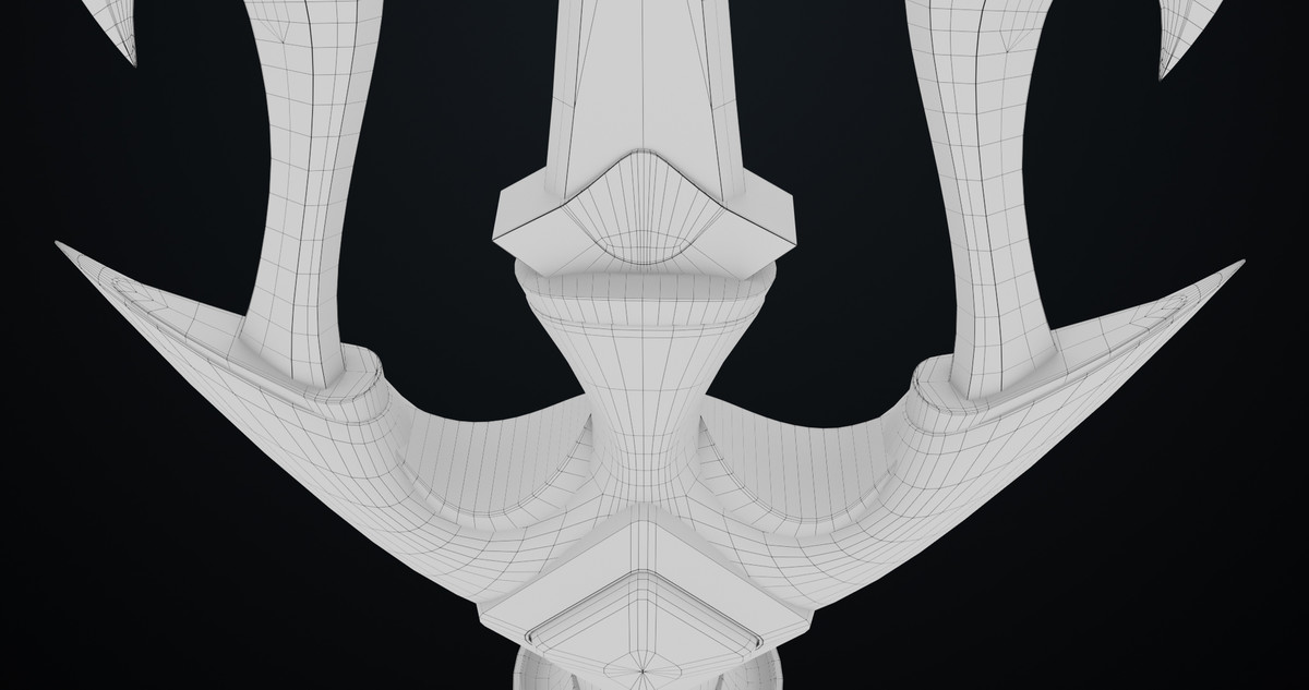 4 Fantasy Tridents Bundle URP HDRP Textures