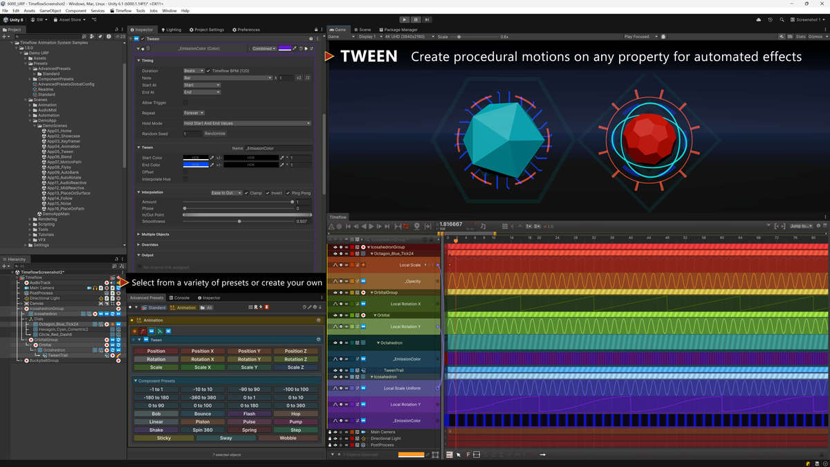 Timeflow Animation System