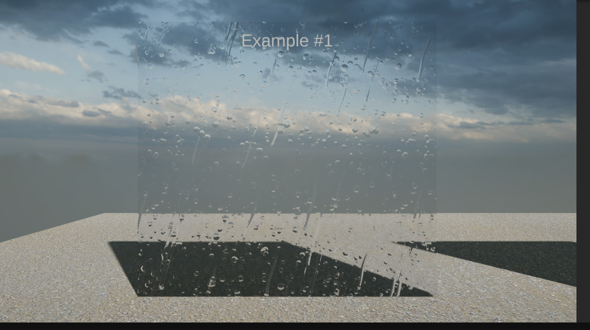 Procedural Rain Droplet Shader HDRP & URP